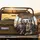 Five Grey Aliens Futuristic Spaceship Cabin Desert Road Trip - Sci-Fi Fan Gift Spare Tire Cover - 2
