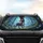 Cartoon Donkey Forest Firefly Glow - Car Interior Upgrade for Donkey Lovers Car Sunshade - 4