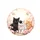 Fluffy Black White Orange Kittens Pink Roses Cherry Blossoms - Cat Lover Home Decor Gift Spare Tire Cover - 4