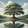 Majestic Ancient Oak Tree Lake Forest Landscape - Nature Lover Gift Spare Tire Cover - 6