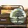 Majestic Ancient Oak Tree Lake Forest Landscape - Nature Lover Gift Spare Tire Cover - 2