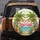 Pink Flamingos Heart Tropical Beach Fruit Palm Trees - Tropical Lover Gift Spare Tire Cover - 5