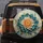 Teal Turquoise Golden Peony Flower Abundant Petals Unfurling Leaves - Travel Essentials Spare Tire Cover - 5