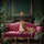 Majestic Cheetah Velvet Sofa Tropical Interior - Luxury Home Decor Gift Spare Tire Cover - 6