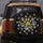 Deep Black Glitter Metallic Sparkling Paw Prints Cluster Gold Silver - Pet Lover Gift Spare Tire Cover - 5