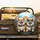 Pembroke Welsh Corgi Dogs Smiling Wearing Glasses Scarf Front Paws - Dog Lover Gift Spare Tire Cover - 2