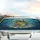 WISHIN' FW'SHIN' Large Mouth Bass Fishing Lake Scene Hat Sunglasses - Car Interior Upgrade Car Sunshade - 5
