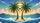 Vibrant Palm Trees Sandy Beach Ocean Waves Sun Distant Islands - Car Interior Upgrade Car Sunshade - 7