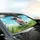 Stylized 3D Cartoon Cow Wildflower Meadow Car Interior Upgrade for Cow Lover Car Sunshade - 6