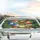 Coquí Frog Puerto Rican Flag Tropical Palm Jungle - Road Trip Travel Essential Car Sunshade - 5
