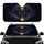 Golden Butterfly Celestial Sunburst Cosmic Moons Stars - Car Interior Road Trip Upgrade Car Sunshade - 1