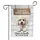 Custom Name White Poodle Welcome Sign Mimi's House - Farmhouse Home Decor Dog Lover Gift Garden Flag - 3