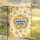 Orange Yellow Four-Petal Flower Sunshine Joy Light Blue Cloud Home Decor Gift Garden Flag - 5