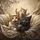 Mischievous Expressive Cats Warm Tones Textured Scene - Cat Lover Gift for Cozy Adventure Spare Tire Cover - 6