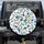 Indigo Blue Pinecones Red Berries Green Pine Branches - Winter Home Decor Gift Spare Tire Cover - 1