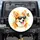 Corgi Dog Heart Sunglasses Pink Tongue Butterfly Watercolor Splash - Dog Lover Gift Spare Tire Cover - 1