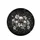 High Contrast Realistic Human Skulls White Flowers Dark Botanical Foliage - Unique Vehicle Accessory Spare Tire Cover - 4