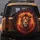 Golden-Eyed Lion Fire Mane Glowing Embers Cosmic Expanse - Road Trip Gift Spare Tire Cover - 5