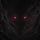 Glowing Crimson Eyes Dark Smoke Void - Dark Fantasy Car Decor Gift Spare Tire Cover - 6