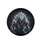 Cybernetic Reptilian Monster Neon Glow - Sci-Fi Gaming Room Decor Gift for Enthusiasts Spare Tire Cover - 4