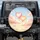Two Heart Balloons Cumulus Clouds Sky - Love Celebration Gift Spare Tire Cover - 1