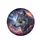 Gray Wolf Cosmic Nebula Stars Moon - Wildlife Lover Space Enthusiast Gift Spare Tire Cover - 4