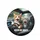Ginger Grey Screaming Tabby Cats Steering Wheel Car Cabin Road Scene - Cat Lover Gift Spare Tire Cover - 4