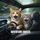Ginger Grey Screaming Tabby Cats Steering Wheel Car Cabin Road Scene - Cat Lover Gift Spare Tire Cover - 6