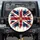 Union Jack Flag Distressed Grunge Splatter Canvas - Vehicle Travel Decor Gift Spare Tire Cover - 1