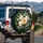 Lush Peony Daisy Botanical Garden - Home Decor Gift Spare Tire Cover - 3