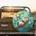 Smiling Otter Floating Lily Pads Turquoise Pond Water - Wildlife Lover Gift for Otter Lover Spare Tire Cover - 2