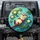 Smiling Otter Floating Lily Pads Turquoise Pond Water - Wildlife Lover Gift for Otter Lover Spare Tire Cover - 1