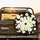 Organic Flowing Daisy Flowers Yellow Centers Velvety Black Background Nature Lover Gift Spare Tire Cover - 2