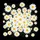 Organic Flowing Daisy Flowers Yellow Centers Velvety Black Background Nature Lover Gift Spare Tire Cover - 6
