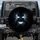 Menacing Fragmented Face White Blue Glow - Sci-Fi Fan Adventure Gear Gift Spare Tire Cover - 1