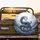Eastern Dragon Luminous White Head Dark Blue Body Coiling Clouds Calligraphy - Travel Essentials Spare Tire Cover - 2