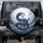 Eastern Dragon Luminous White Head Dark Blue Body Coiling Clouds Calligraphy - Travel Essentials Spare Tire Cover - 1