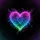 Iridescent Scribble Heart Cosmic Glow - Modern Mysticism Decor Gift Spare Tire Cover - 6