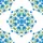 Blue Morning Glory Flowers Green Vines Golden Stars - Everyday Outdoor Vehicle Decor Gift Spare Tire Cover - 6
