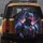 Futuristic Robot Neon Glowing Visor - Auto Enthusiast Visual Art Gift Spare Tire Cover - 5