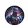 Futuristic Robot Neon Glowing Visor - Auto Enthusiast Visual Art Gift Spare Tire Cover - 4