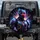 Futuristic Robot Neon Glowing Visor - Auto Enthusiast Visual Art Gift Spare Tire Cover - 1