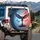 Bald Eagle Statue of Liberty NYC Skyline - Independence Day Celebration for Veterans Spare Tire Cover - 3