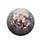Blush Pink Flowers Dark Grey Swirls - Auto Accessory Home Decor Gift Spare Tire Cover - 4
