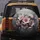 Blush Pink Flowers Dark Grey Swirls - Auto Accessory Home Decor Gift Spare Tire Cover - 5