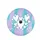 Layered White Hearts Lavender Purple Teal - Home Decor Gift for Heart Lovers Spare Tire Cover - 4