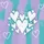 Layered White Hearts Lavender Purple Teal - Home Decor Gift for Heart Lovers Spare Tire Cover - 6