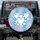 Layered White Hearts Lavender Purple Teal - Home Decor Gift for Heart Lovers Spare Tire Cover - 1