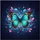 Bioluminescent Butterfly Glowing Mushrooms Crystalline Shards Wildlife Lover Gift Spare Tire Cover - 6