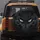 Scowling Bright Blue Eyes Thick Dark Brows Deep Charcoal Smoky Forms - Bold Look Strong Contrast Spare Tire Cover - 5